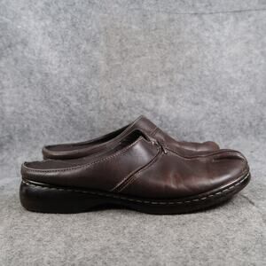 Dockers Shoes Womens 10W Mule Clog Slip On Casual Comfort Retro Leather Darcie